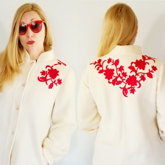 Refashioned Vintage Wool Jacket (L) - Picture 1 of 10